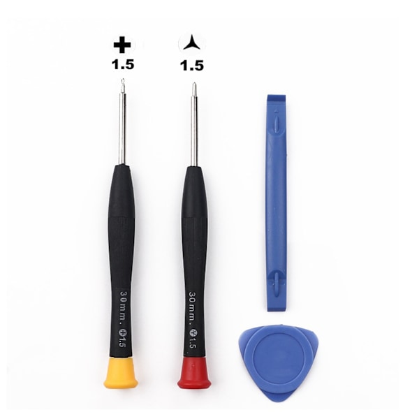6-pack Tri Wing skruvmejselset 6 i 1 Phillips 2.0 för kors Y 2.0 Triwing skruvmejsel Reparationsverktygssats för N-Switch Joy Con