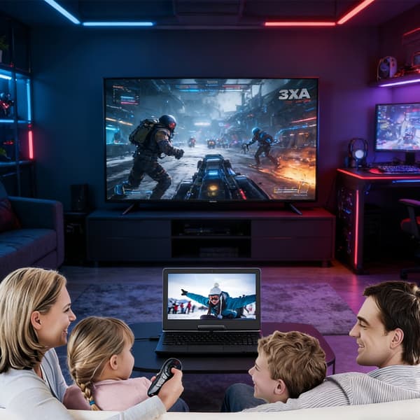 Multifunksjonell 14-tommers videoenhet med flere medievalg og lagring