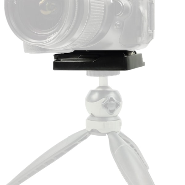 Snabbkopplingsplatta i aluminiumlegering QRA-635L, adapterklämma, skjutande monteringsyta för stativ, monopod, kulhuvud, DSLR-kamera, videokamera