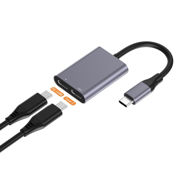 AR Briller Docking Hubs med PD Hurtig Opladning og USB To Interfaces til Tablets Black