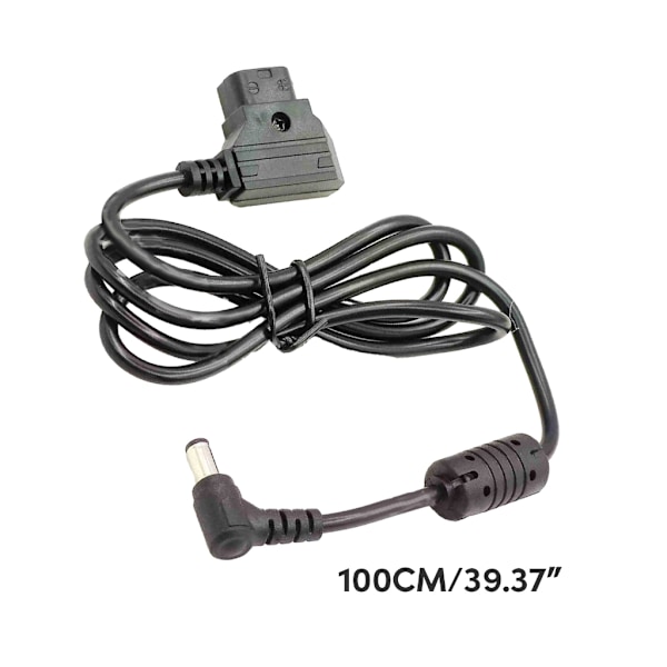 D-Tap Han till Höger Vinkel DC2.5mm Kabel för Bmcc BMPC Kamera Strömledning