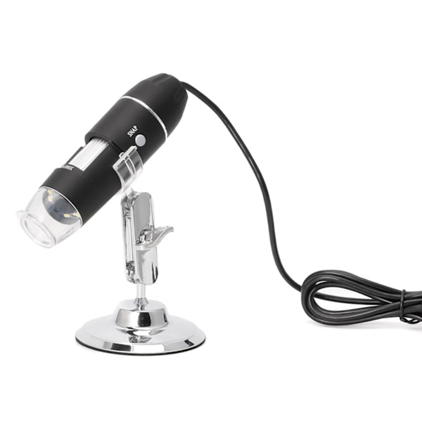1600X USB Digital Mikroskopkamera Endoskop 8 LED Förstoringsglas med Stativ