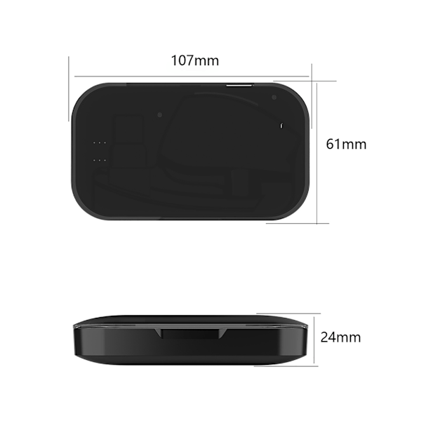 Skyddande 450mah Headset Laddningsfodral för Voyager Legend Trådlöst