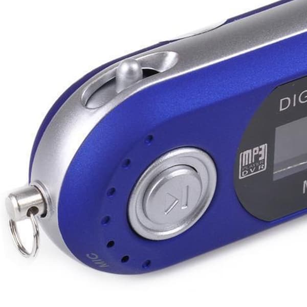 Bærbar MP3-musikafspiller med direkte USB-forbindelse og understøttelse af ekstern hukommelse Silver