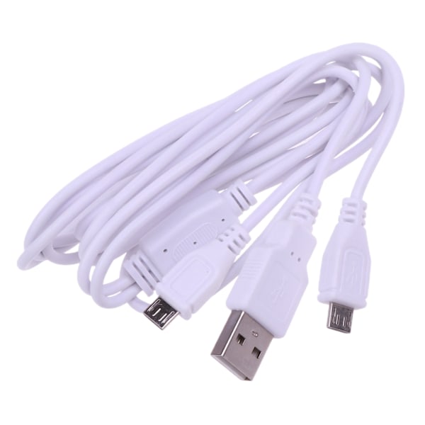 Multifunktionell 2 i 1 Laddningskabel USB till Dubbel Micro USB Laddarkabel Sladd för Andriod Mobiltelefon 0.för 3M/1M/2M 2m
