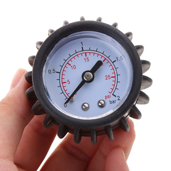 Lufttrycksmätare 30PSI Barometer Kajaktillbehör för Gummibåt Mätning
