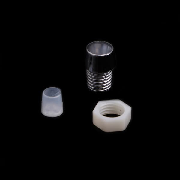 50 Sett 5mm LED Sokkel Assortert Kit Bezel Panel LED Diodeholder Pakning