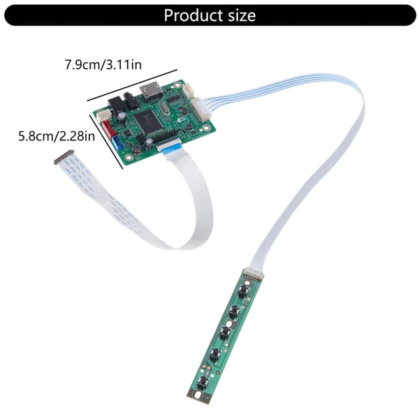 1 sæt Universal HDMI-kompatibel EDP Lcd Controller Driver Board Modul til 3 1920x1080 EDP 30 Pin Lcd