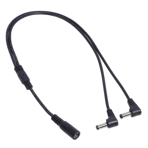 5.5mmx2.1mm 1 hun til 2 han stik han til hun stik DC strømfordeler