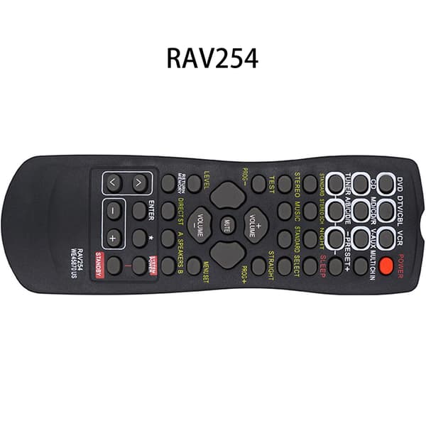 Generell erstatningsfjernkontroll for RAV254 RAV22 RX-V340RDS AV-mottaker