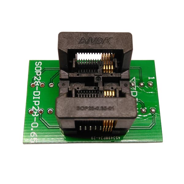 SSOP8 TSSOP8 Programmer Adapter Socket TSSOP TIL DIP Konverter Chip Test Debug Udgang IC Til 0,65 MM Pitch OTS-(28)-0,65-01
