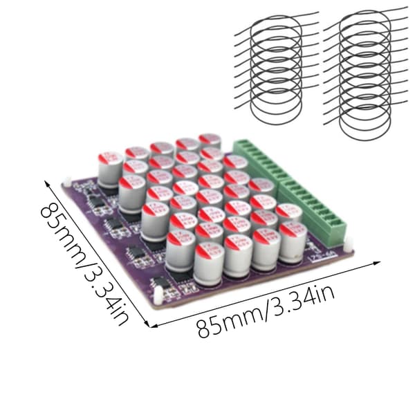 Effektive 6A Aktive Equalizere Aktiv Balanceringsplade til Lithium Batteripakker, 4S/6S/17S, Udvidbart Design 4S
