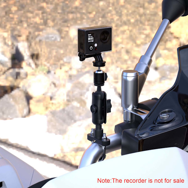 360 roterande cykelmotorcykelstyre montering stativ för Hero 9 8 7 Action Camera