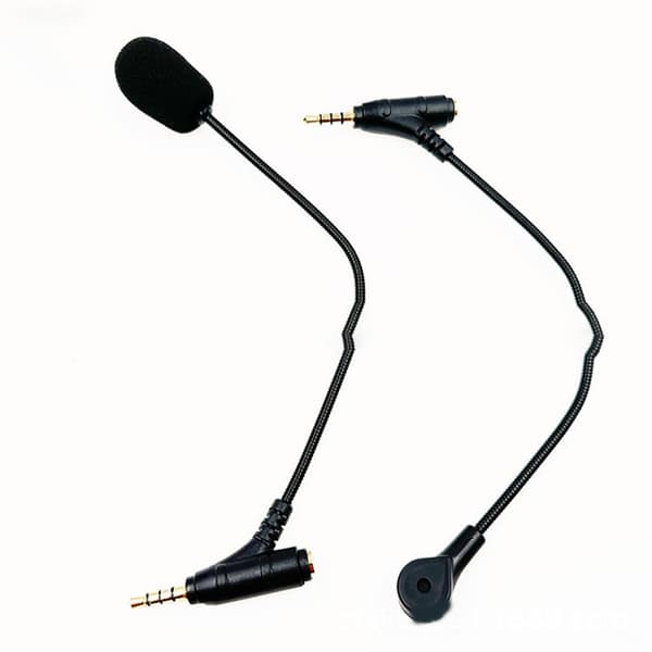 Spelmikrofon 3,5 mm haneplugg brusreducerande mikrofon spelheadset hörlurar 3 sections