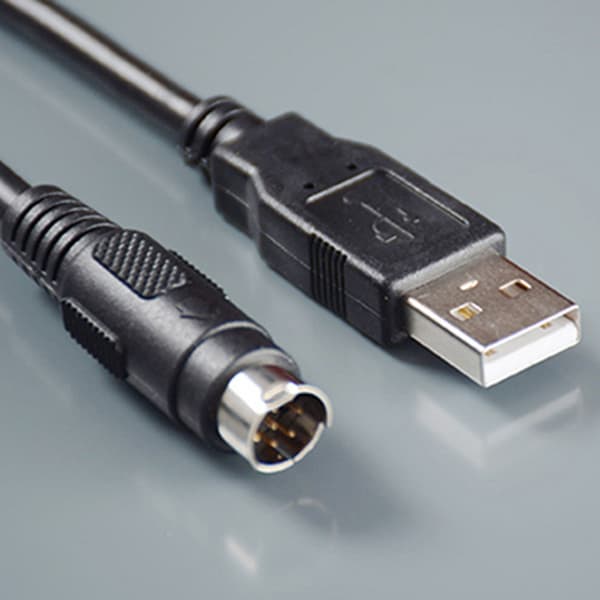 USB PLC-programmeringskabel til Allen Bradley Micrologix USB 1761-CBL-PM02 Rund 8-benet