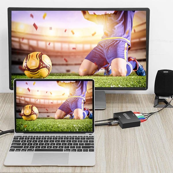 YPbPr komponentvideo til HDTV-konverter perfekt for eldre videoutstyr