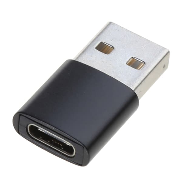 Konverter USB Typ A Hane Till USB Typ C Hona Dataöverföring Laddningsadapter