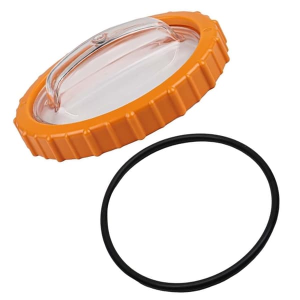 Hög synlighet Orange mutterlock P07018 och tätnings-O-ringar P6563 plaststruktur perfekt för underhåll av sandfilterpump