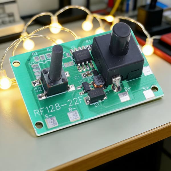 1,2V solcellelyskontrollkort med bryter og 8 moduser for DIY-prosjekter 3pcs