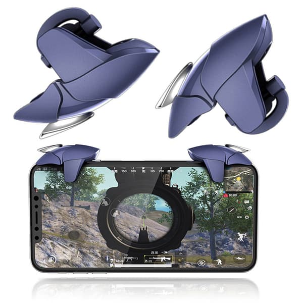Metal Mobil Haj Gamepad Joystick til PUBG Mobil Gaming Trigger Fire Button Aim til Nøgle L1 R1 Shooter Controller