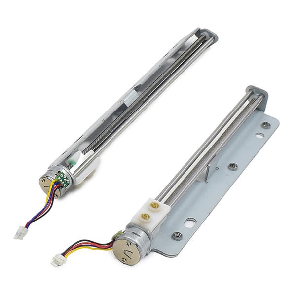 Lättvikts MicroSlide med 15 mm stegmotor 123 mm rörelse hög noggrannhet