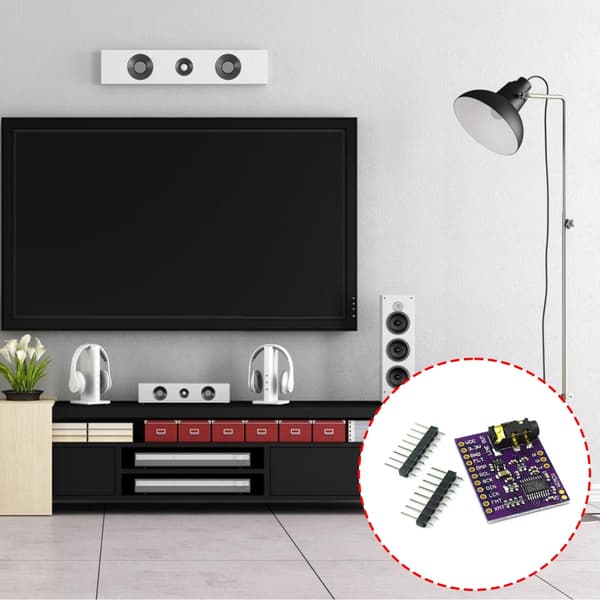 Modul for tapsfrie stereokonvertere for Raspberry 5V strømforsyning I2S-grensesnitt 1 set