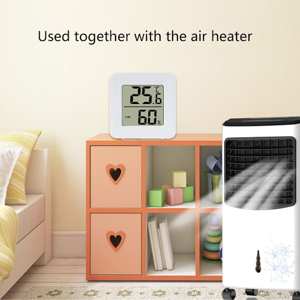 Inomhus LCD Digital Hygrometer Mätare Sensor Luftfuktighetsmätare Termometer Temperatur