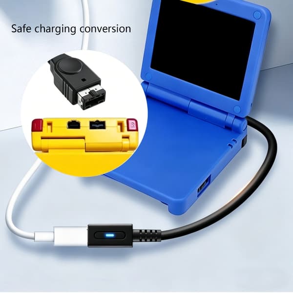 USB Typ C Laddningskabel för Advance SP Spelenheter och Original Spelkonsoler Underhållningsströmkabel