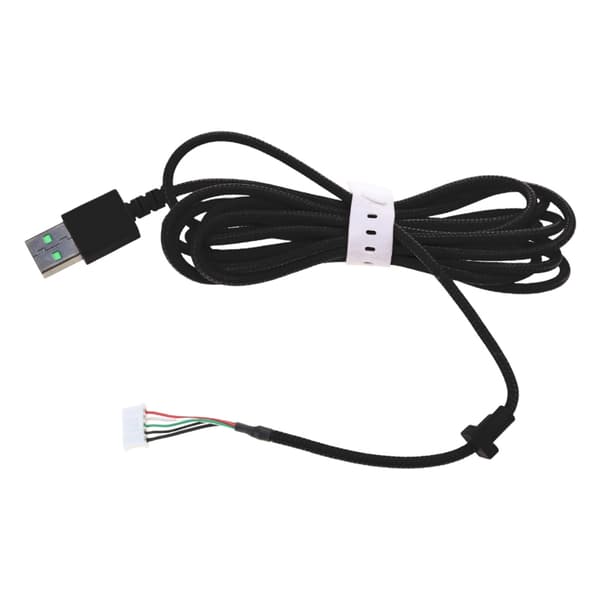 Erstatnings USB-hodetelefonkabel PVC-ledning for 7.1 V2 / Kitty Edition Black