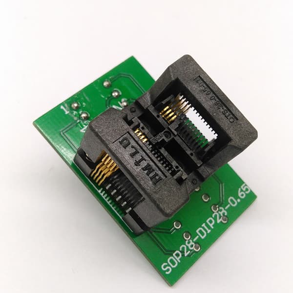 SSOP8 TSSOP8 Programmer Adapter Socket TSSOP TIL DIP Konverter Chip Test Debug Udgang IC Til 0,65 MM Pitch OTS-(28)-0,65-01
