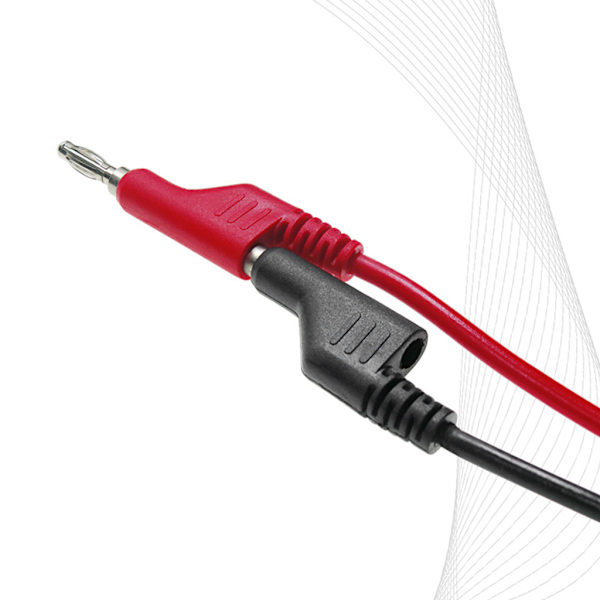 Stackbara Bananpluggar Koppar Testledningsset för Multimeter Bil Automotive 1M 4mm
