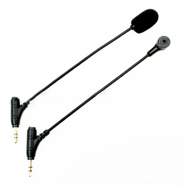 Spelmikrofon 3,5 mm haneplugg brusreducerande mikrofon spelheadset hörlurar 3 sections