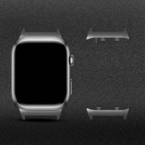 Urforbindelser til Smartwatch Rustfast legeringsmateriale Perfekt til alle remme 22mm black