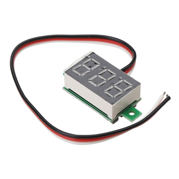 Ny Mini Tre-rads LED Liten Panelmätare Display Digital Voltmeter DC0-100V