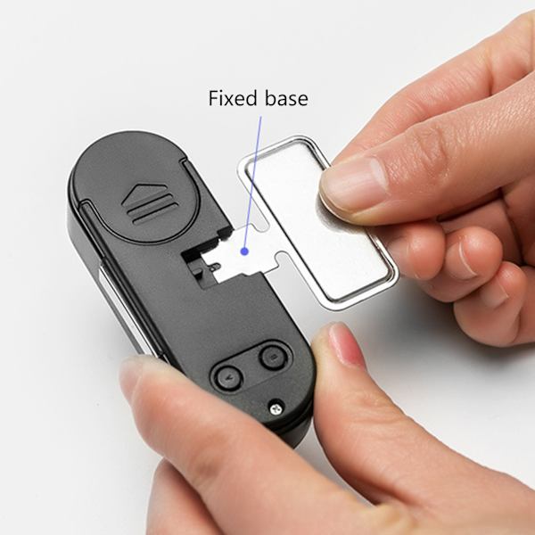 Mode- & Temperaturklocka för Bil, Digital Klocka med Termometer, Mini Instrumentbräda Klocka 12/24 Timmars Område -20-50℃
