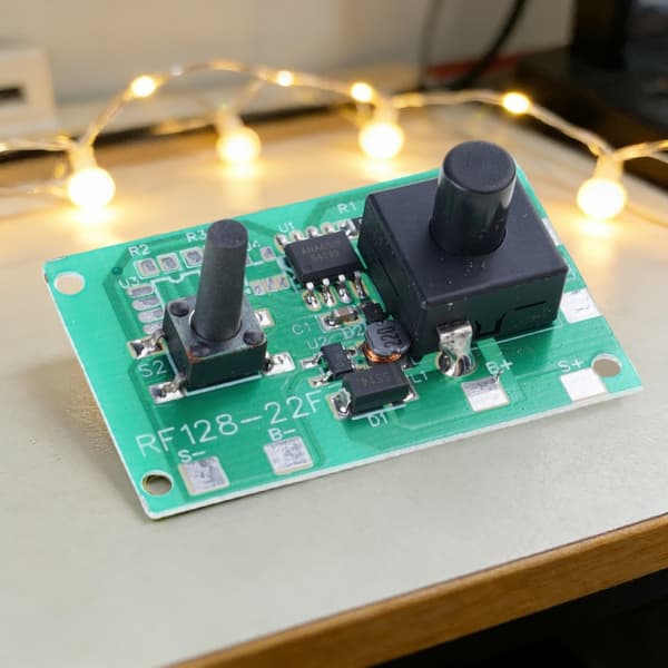 1,2V solcellelyskontrollkort med bryter og 8 moduser for DIY-prosjekter 3pcs