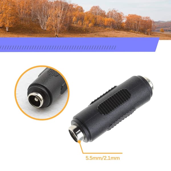 Hunn til Hunn Strømkobling DC5.5x2.1mm Lang Versjon for CCTV LED-lys 10