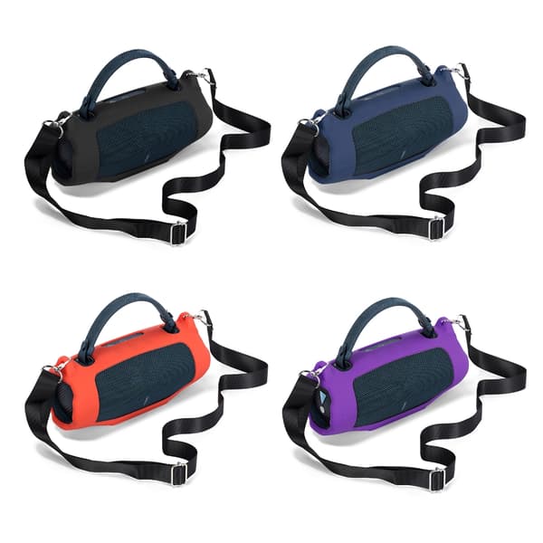 Silikonskyddsfodral för Charge 6 bärbar högtalarväska med förbättrat grepp  Purple