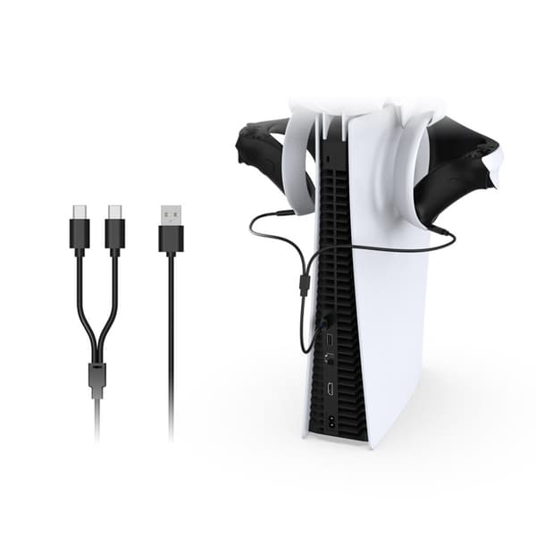 Controller-oplader USB-opladningskabelstation dataoverførselssynkroniseringskabel til VR2