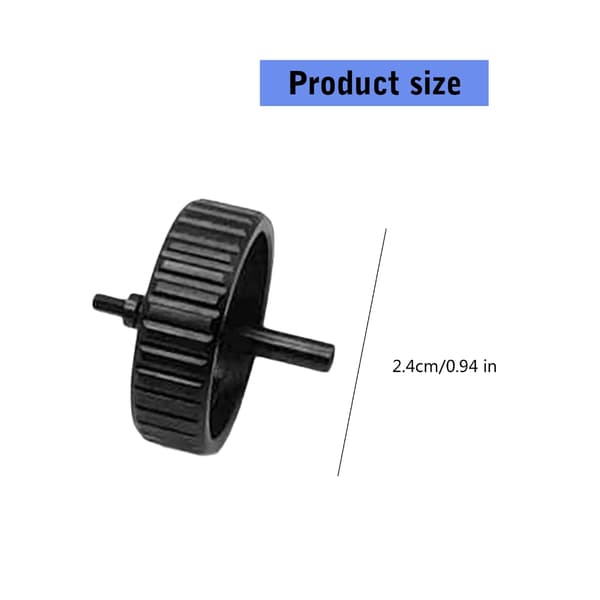 Metallmusehjul, jevn drift for Thunderobot ML903 musehjul erstatning Black