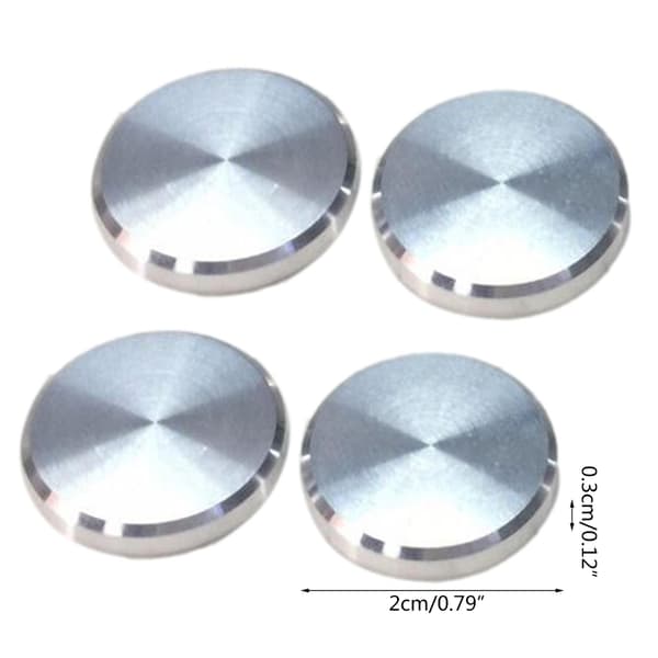 4 STK/Sett Metallåpnerknappdeksel for REVOX A77 A76 A78