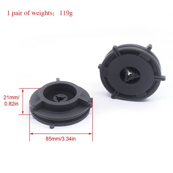 Låsbar Base NAB Hub Adaptere For Lydutstyr Spolebåndopptaker Black