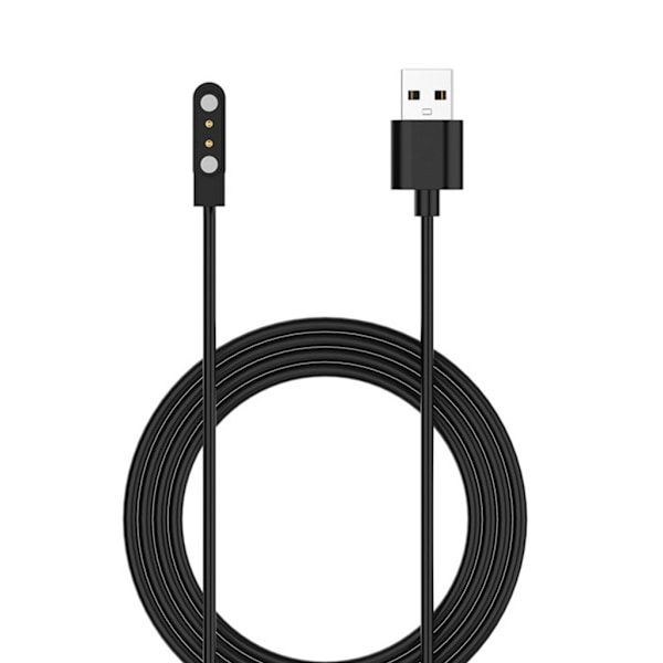 Lättanvänd Laddningskabel Magnetisk Laddningskabel för AGPTEK LW11 Smartwatch Black 60cm