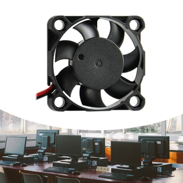 40mm 5V 12V 24V 3D Printer Køleventilator med Dobbelte Kuglelejer til Elektronik null - 12V