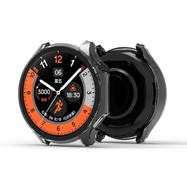 PC beskyttelsesdeksel vaskbart hus for Watch X erstatningshylse Clear