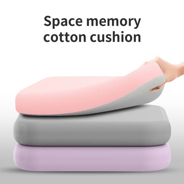 Ergonomisk sittdyna för stolar i plast och trä, halkfri hållningskorrigering Gray
