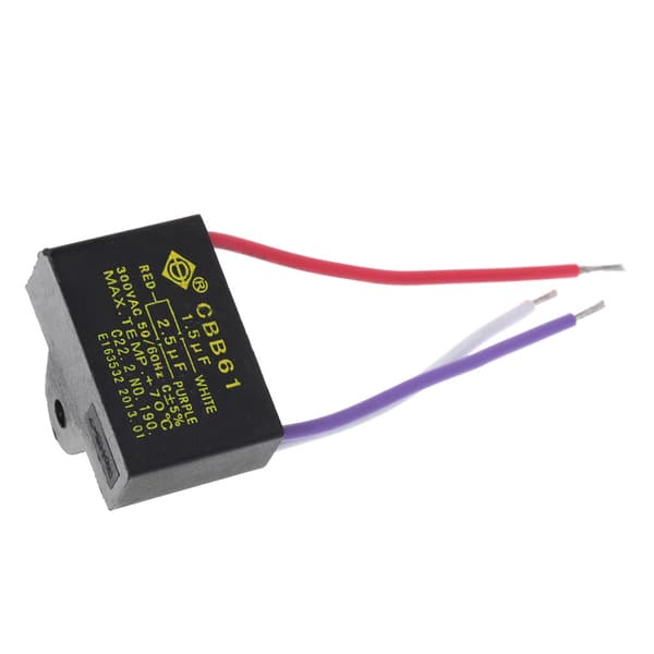 CBB61 Kondensator 1.5uF+2.5uF 5 Ledninger 250V Kondensator Passer Til Loftventilator