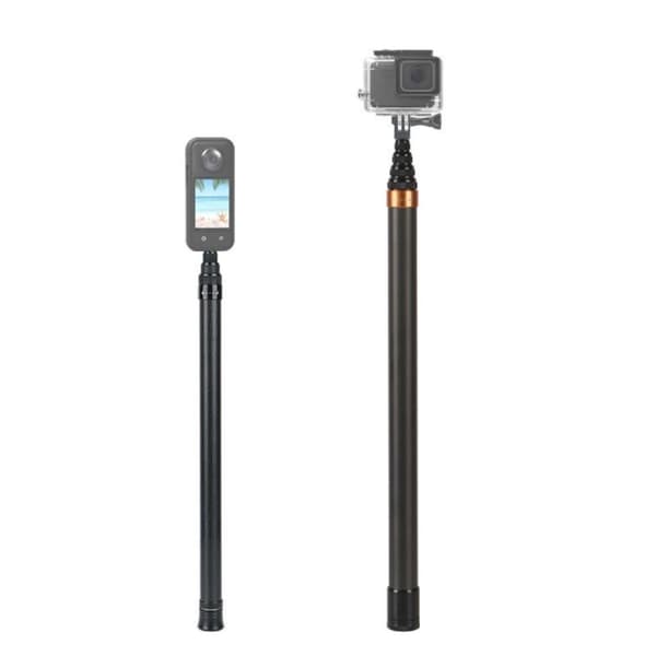 Osynlig Selfiestick för Sportkamera Kolfiber Utdragbar Actionkamera null - 1.5m 7 sections