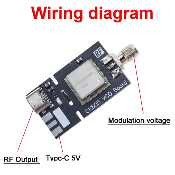 Demokort Kontrollert Oscillator Signal Kilde 1.3-3.6GHz Frekvens