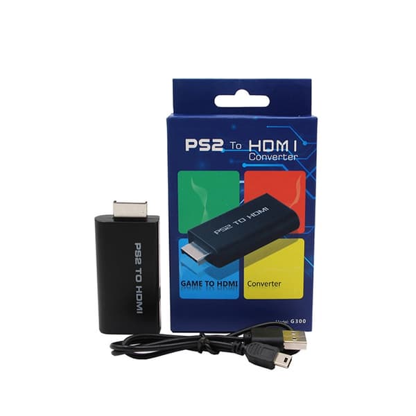 Spillekonsol til projektor konverter til HDMI-kompatibel adapter sort